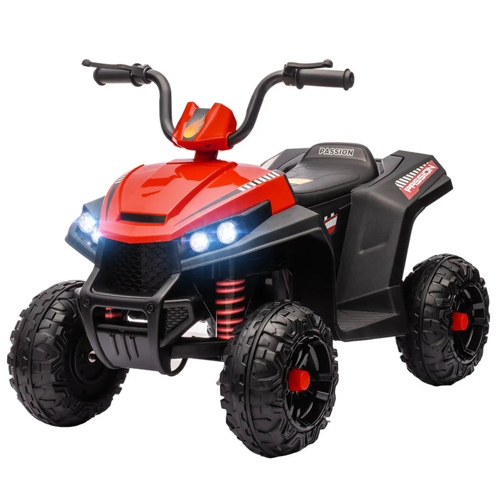 Kids Electric Quad Bike with Spring Suspension System in Red 12V - Little and Giant Explorers AIYAPLAY
