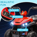 Kids Electric Quad Bike with Spring Suspension System in Red 12V - Little and Giant Explorers AIYAPLAY