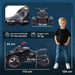 12V Kids Electric Ride-On 3 Wheeler ATV – Black | LED Lights and USB Music AIYAPLAY - Little and Giant Explorers AIYAPLAY