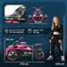 12V Kids Electric Ride-On 3 Wheeler ATV – Pink | LED Lights and USB Music AIYAPLAY - Little and Giant Explorers AIYAPLAY