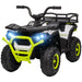 Kids Electric Ride-On ATV Quad with Storage Basket in Green 12V - Little and Giant Explorers AIYAPLAY
