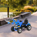12V Kids Electric Ride-On Excavator - Blue | Forward and Reverse and Working Arm COSTWAY - Little and Giant Explorers Costway