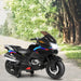 12V Kids Electric Ride-On Motorcycle – Black | Training Wheels and USB Input COSTWAY - Little and Giant Explorers Costway