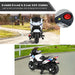 12V Kids Electric Ride-On Motorcycle – White | Training Wheels and USB Input COSTWAY - Little and Giant Explorers Costway