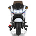 12V Kids Electric Ride-On Motorcycle – White | Training Wheels and USB Input COSTWAY - Little and Giant Explorers Costway