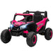 12V Kids Electric Ride-On UTV Car - Pink | LED Lights, Music and USB AIYAPLAY - Little and Giant Explorers AIYAPLAY