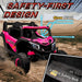 12V Kids Electric Ride-On UTV Car - Pink | LED Lights, Music and USB AIYAPLAY - Little and Giant Explorers AIYAPLAY