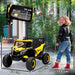 12V Kids Electric Ride-On UTV Car - Yellow | LED Lights, Music and USB AIYAPLAY - Little and Giant Explorers AIYAPLAY