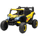 12V Kids Electric Ride-On UTV Car - Yellow | LED Lights, Music and USB AIYAPLAY - Little and Giant Explorers AIYAPLAY