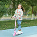 12V Kids Electric Scooter - Pink | Light-Up Pedals and Wheels - Removable Stabiliser Wheels AIYAPLAY - Little and Giant Explorers AIYAPLAY