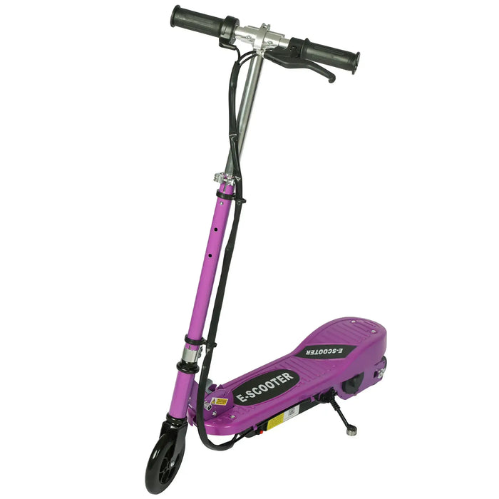 12V Kids Electric Scooter – Purple | Adjustable Height, Foldable Frame and Handbrake AIYAPLAY - Little and Giant Explorers