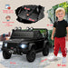 12V Kids Electric Car Black | Land Rover Defender 110 SVX with 2.4G Remote - Little and Giant Explorers AIYAPLAY
