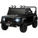 12V Kids Electric Car Black | Land Rover Defender 110 SVX with 2.4G Remote - Little and Giant Explorers AIYAPLAY