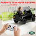 12V Kids Electric Car Black | Land Rover Defender 110 SVX with 2.4G Remote - Little and Giant Explorers AIYAPLAY