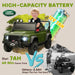 12V Kids Electric Car Green | Land Rover Defender 110 SVX with 2.4G Remote - Little and Giant Explorers AIYAPLAY