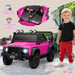 12V Kids Electric Car Pink | Land Rover Defender 110 SVX with 2.4G Remote - Little and Giant Explorers AIYAPLAY