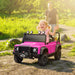 12V Kids Electric Car Pink | Land Rover Defender 110 SVX with 2.4G Remote - Little and Giant Explorers AIYAPLAY