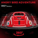 Kids Angry Bird Licensed Waltzer Car with Joysticks in Red 12V - Little and Giant Explorers AIYAPLAY