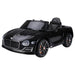 12V kids black Bentley GT electric ride-on car with remote control and LED lights