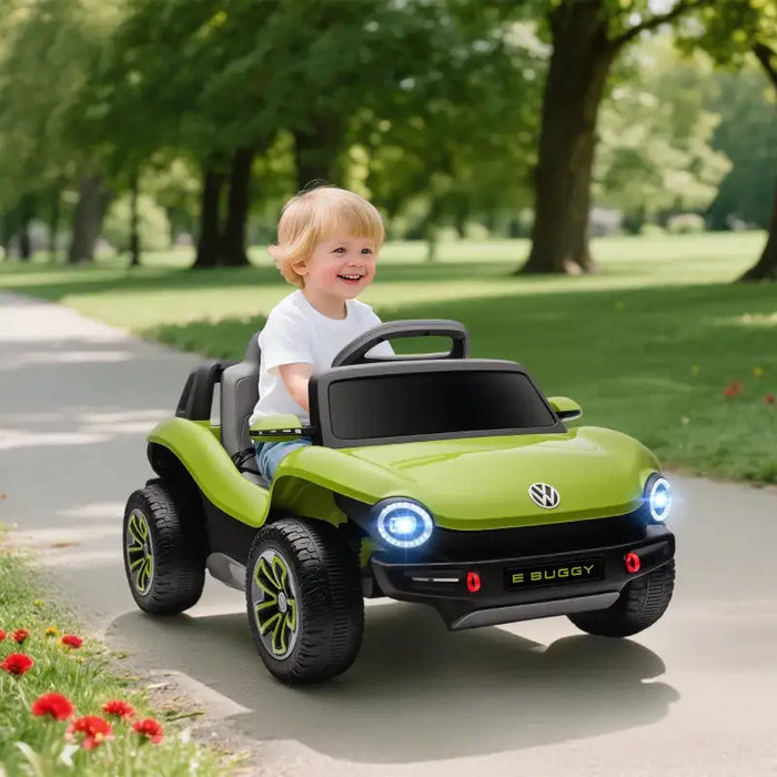12V Kids Licensed Volkswagen E-Buggy Ride-On Car – Green | Remote Control AIYAPLAY - Little and Giant Explorers AIYAPLAY