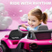 12V Kids Licensed Volkswagen E-Buggy Ride-On Car – Pink | Remote Control AIYAPLAY - Little and Giant Explorers AIYAPLAY