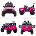 12V Kids Off-Road Ride-On Car Pink | Ultra-Cool Adventure Vehicle - Little and Giant Explorers HOMCOM