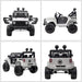 12V Kids Off-Road Ride-On Car - White | Dual Motors with Working Doors HOMCOM - Little and Giant Explorers HOMCOM