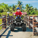 12V Kids Ride-On ATV / Quad Bike - Black | Slow Start - USB Music and Lights COSTWAY - Little and Giant Explorers Costway