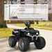 12V Kids Ride-On ATV / Quad Bike - Black | Slow Start - USB Music and Lights COSTWAY - Little and Giant Explorers Costway