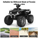 12V Kids Ride-On ATV / Quad Bike - Black | Slow Start - USB Music and Lights COSTWAY - Little and Giant Explorers Costway
