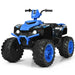 12V Kids Ride-On ATV / Quad Bike - Blue | Slow Start - USB Music and Lights COSTWAY - Little and Giant Explorers Costway