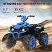 12V Kids Ride-On ATV / Quad Bike - Blue | Slow Start - USB Music and Lights COSTWAY - Little and Giant Explorers Costway