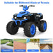 12V Kids Ride-On ATV / Quad Bike - Blue | Slow Start - USB Music and Lights COSTWAY - Little and Giant Explorers Costway