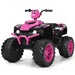 12V Kids Ride-On ATV / Quad Bike - Pink | Slow Start - USB Music and Lights COSTWAY - Little and Giant Explorers Costway