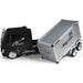 12V Kids Ride-On Semi-Truck - Black | Detachable Container - 8 EVA Wheels COSTWAY - Little and Giant Explorers Costway
