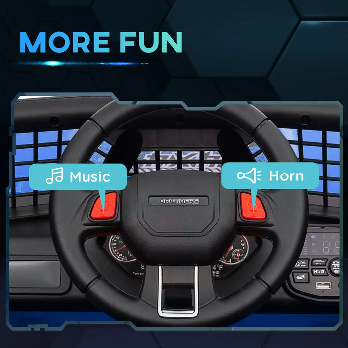 12V Kids Ride-On Truck Blue | Enhanced Adventure Vehicle - Little and Giant Explorers AIYAPLAY