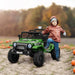 12V Kids Ride-On Truck Green | Enhanced Adventure Vehicle - Little and Giant Explorers AIYAPLAY