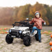 12V Kids Ride-On Truck White | Enhanced Adventure Vehicle - Little and Giant Explorers AIYAPLAY