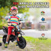 Kids Licensed Aprilia Motorbike with Training Wheels in Red 12V - Little and Giant Explorers AIYAPLAY