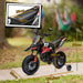 Kids Licensed Aprilia Motorbike with Training Wheels in Red 12V - Little and Giant Explorers AIYAPLAY