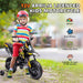 Kids Licensed Aprilia Motorbike with Training Wheels in Yellow 12V - Little and Giant Explorers AIYAPLAY