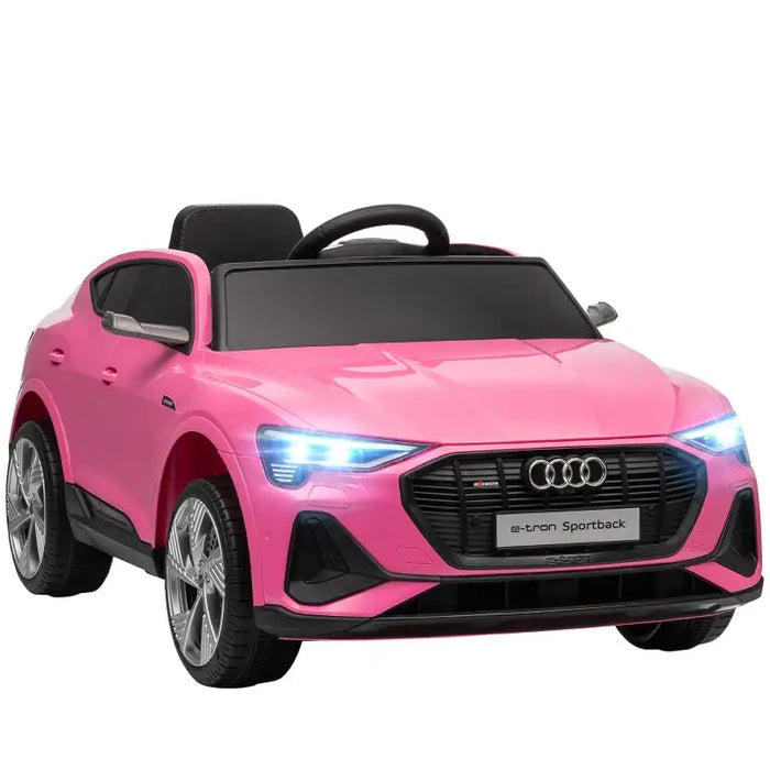 12V Licensed Audi E-tron Kids Ride-On Car – Pink | Remote and Manual Drive HOMCOM - Little and Giant Explorers HOMCOM