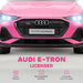 12V Licensed Audi E-tron Kids Ride-On Car – Pink | Remote and Manual Drive HOMCOM - Little and Giant Explorers HOMCOM