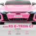12V Licensed Audi RS E-tron GT Kids Ride-On Car - Pink | LED Lights and Music HOMCOM - Little and Giant Explorers HOMCOM