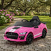 12V Licensed Ford Mustang Kids Electric Ride-On Car – Pink | Remote Control COSTWAY - Little and Giant Explorers Costway