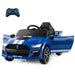 12V Licensed Ford Mustang Shelby GT500 - Blue | Remote and Manual Control COSTWAY - Little and Giant Explorers Costway