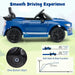 12V Licensed Ford Mustang Shelby GT500 - Blue | Remote and Manual Control COSTWAY - Little and Giant Explorers Costway