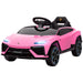 12V Licensed Lamborghini Kids Electric Ride-On Car – Pink | Parental Remote Control AIYAPLAY - Little and Giant Explorers AIYAPLAY