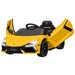 Kids Licensed Lamborghini Revuelto with Butterfly Doors in Yellow 12V - Little and Giant Explorers AIYAPLAY