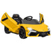 Kids Licensed Lamborghini Revuelto with Butterfly Doors in Yellow 12V - Little and Giant Explorers AIYAPLAY